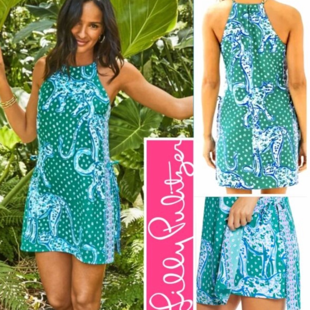 EUC Lilly Pulitzer On The Prowl Pearl Romper - Sz 4